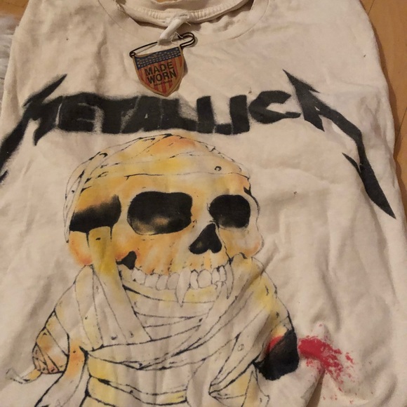 madeworn Tops - Made worn distressed tee!